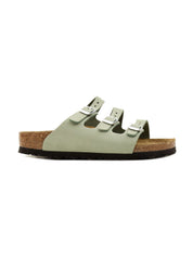 Sandalo Florida Nubuck Leather BIRKENSTOCK Donna - Verde