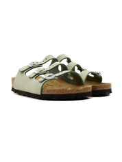 Sandalo Florida Nubuck Leather BIRKENSTOCK Donna - Verde