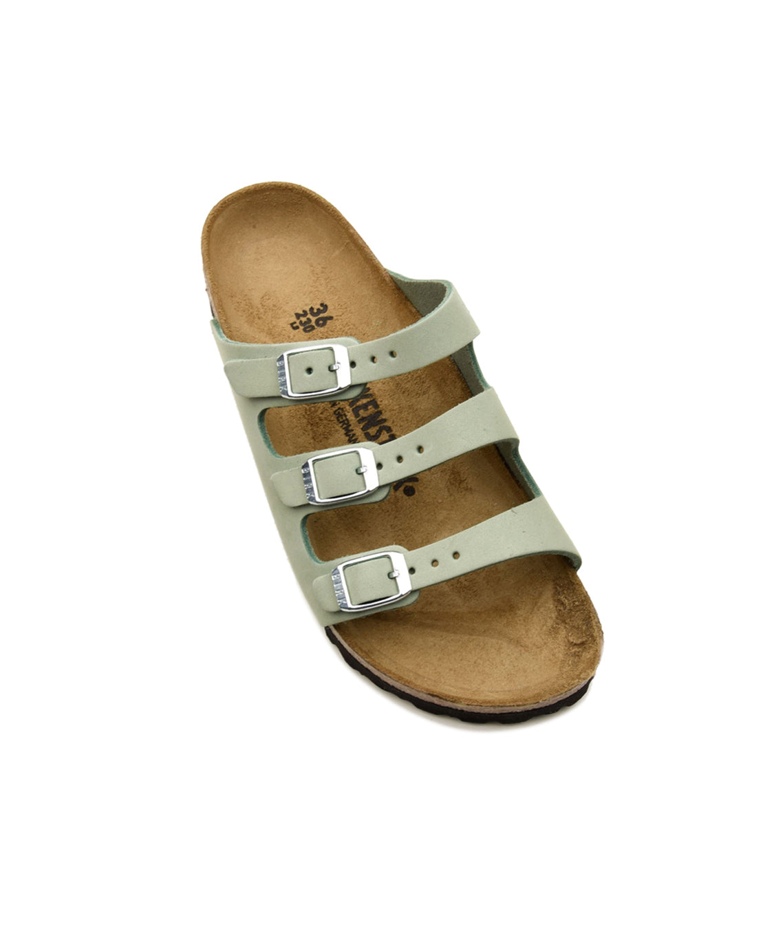 Sandalo Florida Nubuck Leather BIRKENSTOCK Donna - Verde