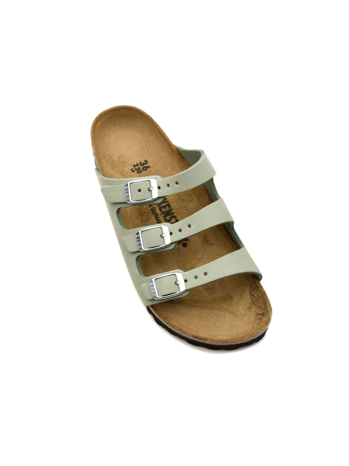Sandalo Florida Nubuck Leather BIRKENSTOCK Donna - Verde