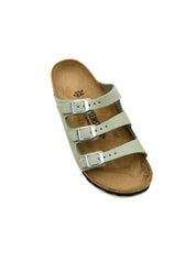 Sandalo Florida Nubuck Leather BIRKENSTOCK Donna - Verde
