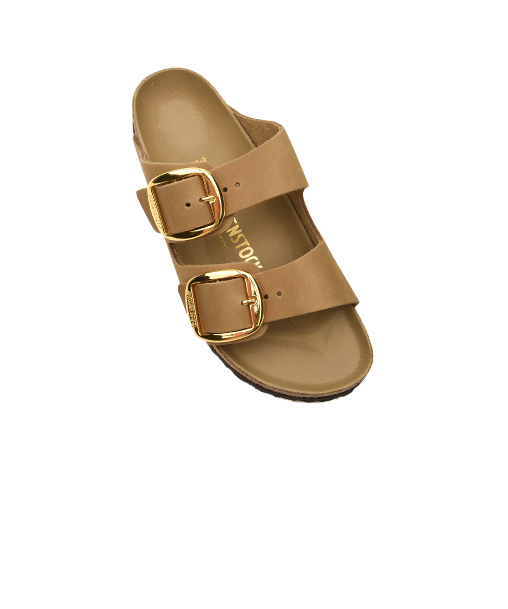 Sandalo Arizona Big Buckle Oiled Leather BIRKENSTOCK Donna - Marrone