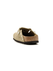 Sabot Boston Rivet Suede Leather BIRKENSTOCK Donna - Taupe
