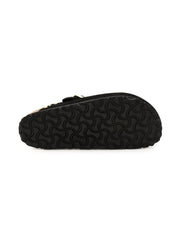 Sabot Boston Rivet Suede Leather BIRKENSTOCK Donna - Nero