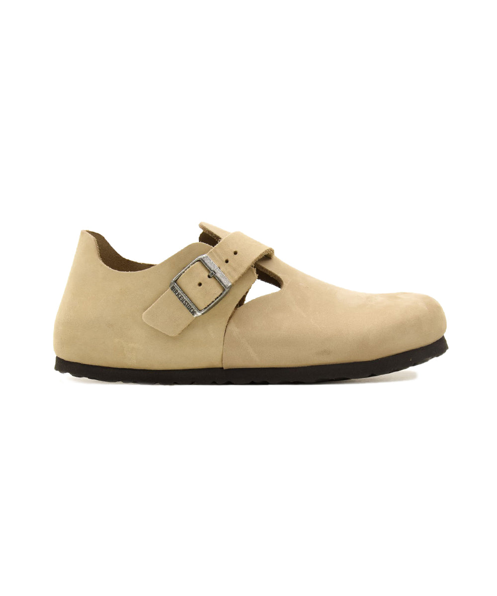 Scarpa London Oiled Leather BIRKENSTOCK Unisex - Marrone