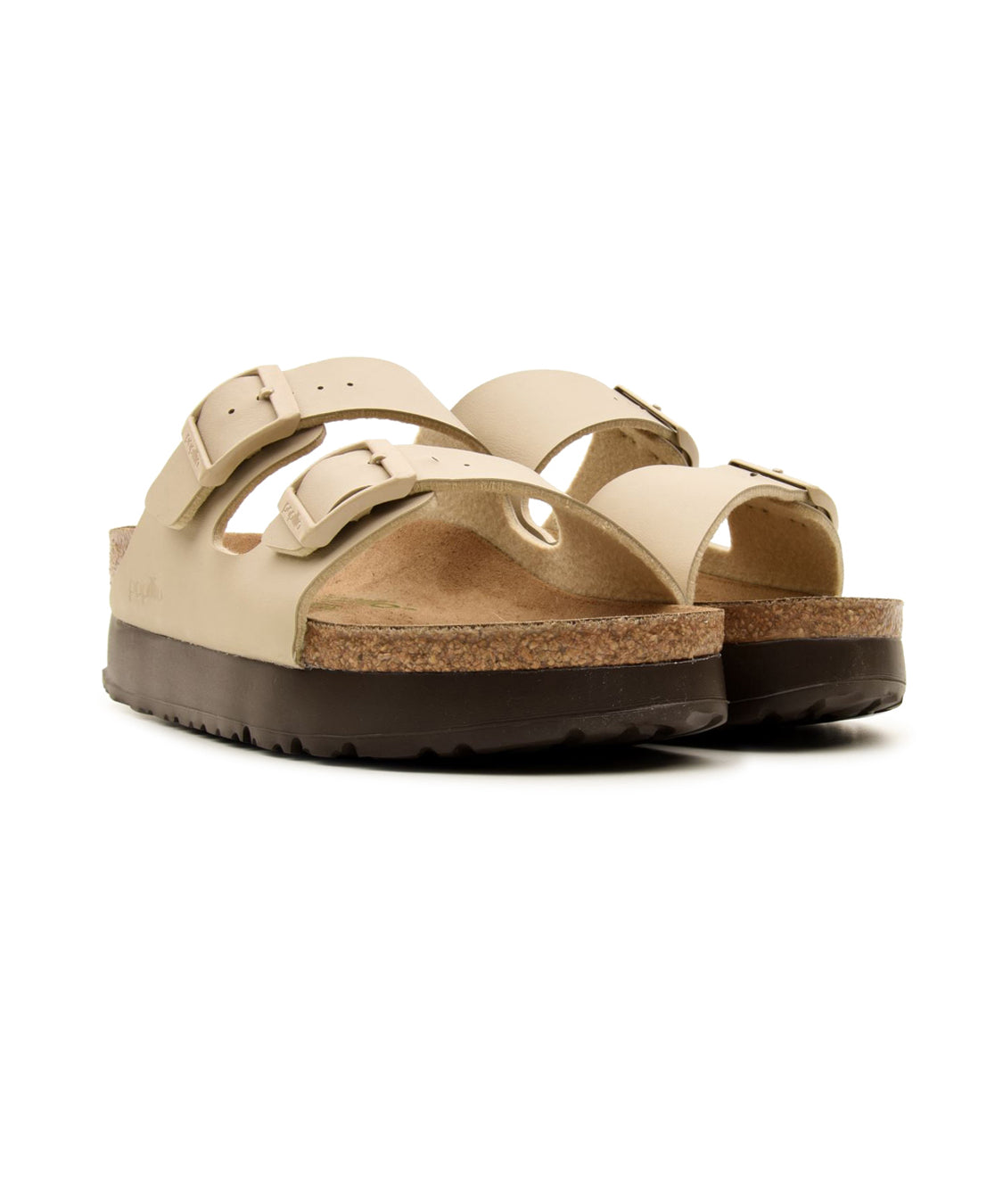 Sandalo Arizona Platform Birko Flor BIRKENSTOCK Donna - Beige