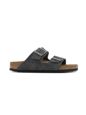Sandalo Arizona Suede Leather BIRKENSTOCK Unisex - Grigio