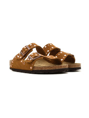 Sandalo Arizona Rivet Suede Leather BIRKENSTOCK Donna - Marrone