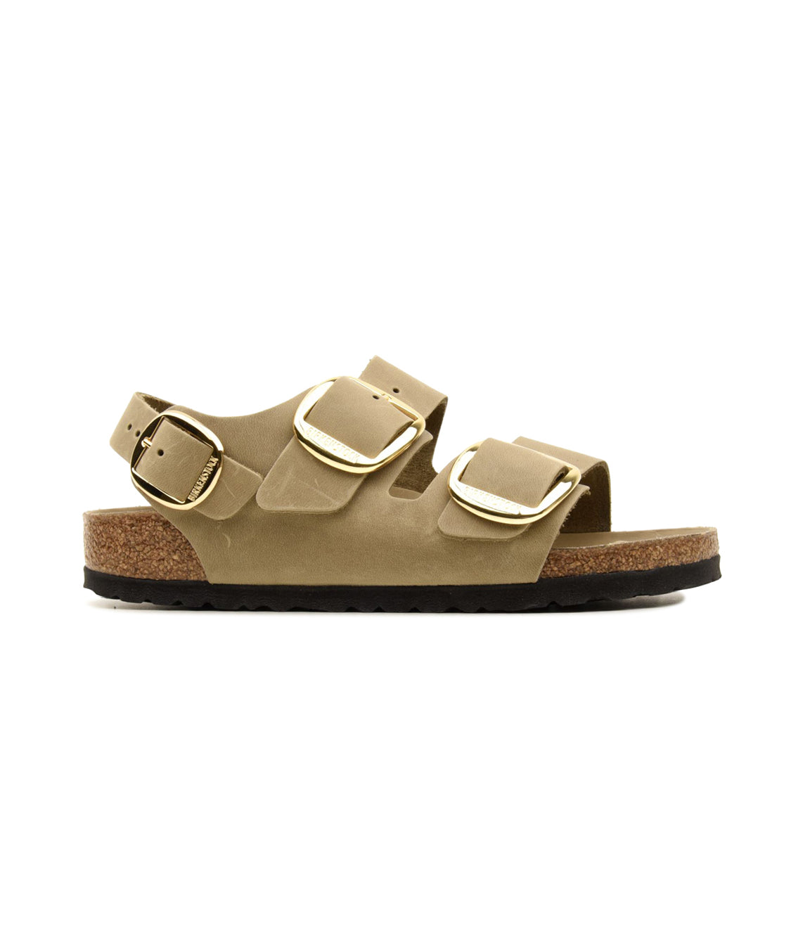 Sandalo Milano Big Buckle Oiled Leather BIRKENSTOCK Donna - Marrone