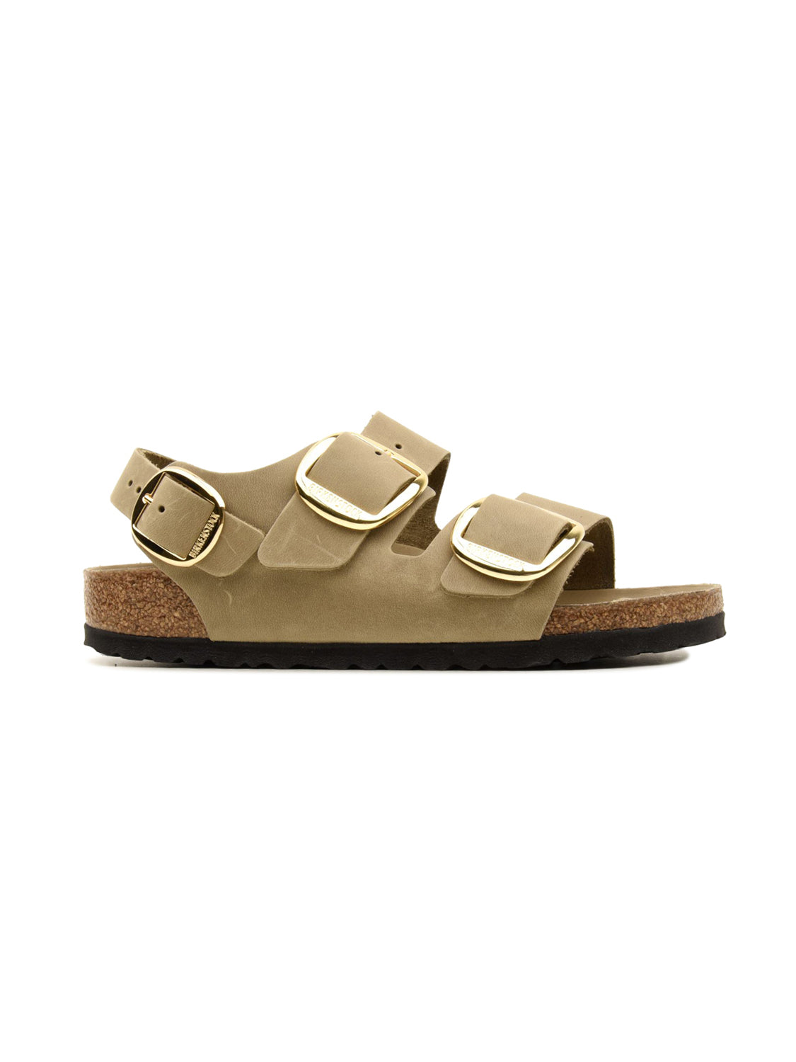 Sandalo Milano Big Buckle Oiled Leather BIRKENSTOCK Donna - Marrone