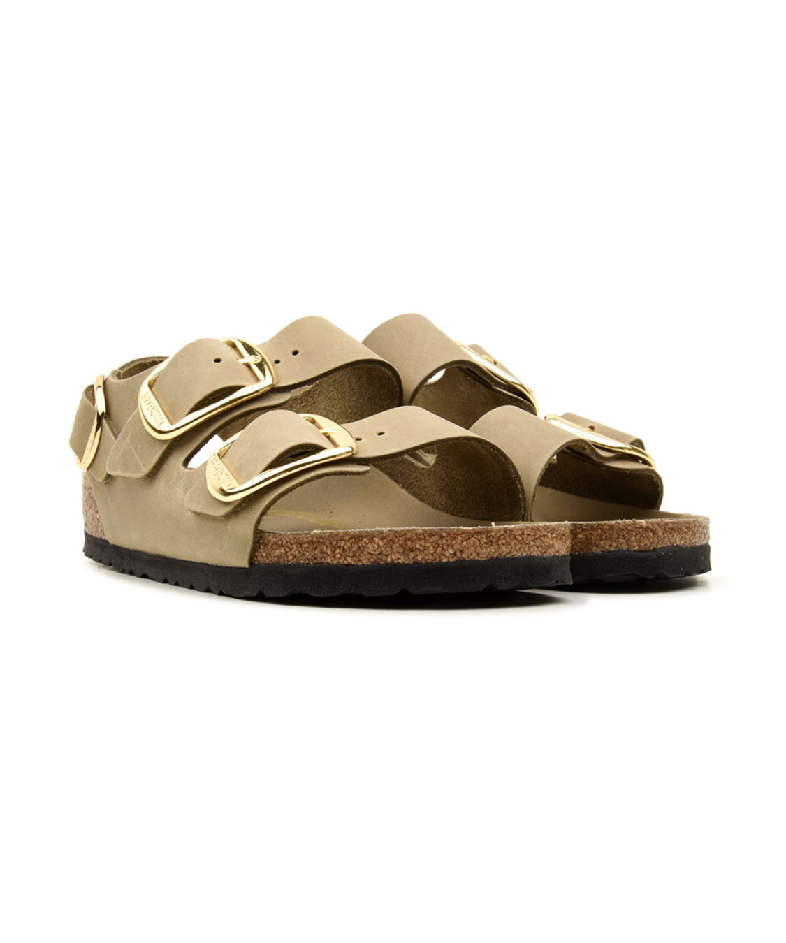 Sandalo Milano Big Buckle Oiled Leather BIRKENSTOCK Donna - Marrone