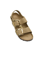 Sandalo Milano Big Buckle Oiled Leather BIRKENSTOCK Donna - Marrone