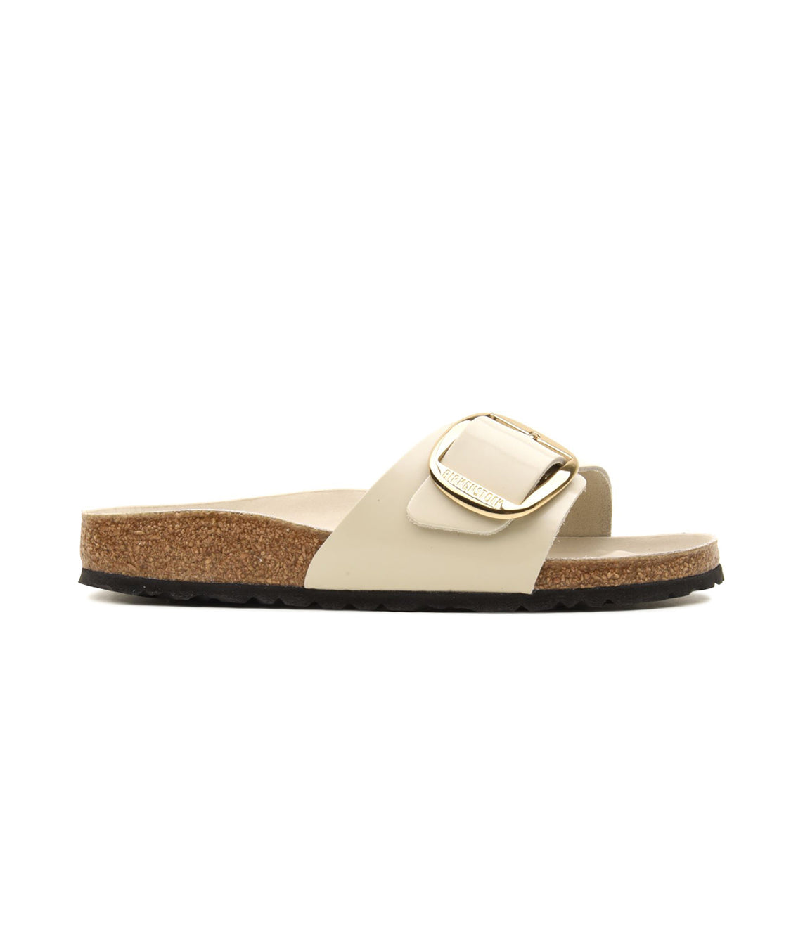 Ciabatta Madrid Big Buckle Natural Leather BIRKENSTOCK Donna - Bianco