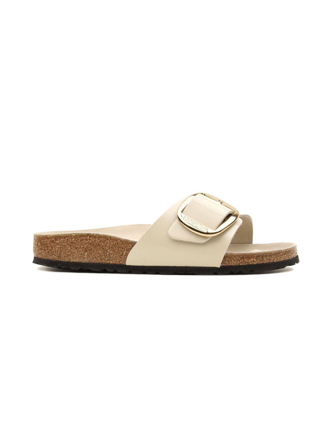 Ciabatta Madrid Big Buckle Natural Leather BIRKENSTOCK Donna - Bianco