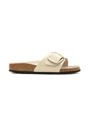 Ciabatta Madrid Big Buckle Natural Leather BIRKENSTOCK Donna - Bianco