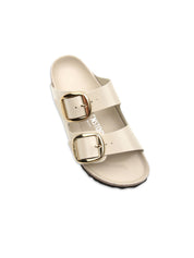 Sandalo Arizona Big Buckle Natural Leather BIRKENSTOCK Donna - Bianco