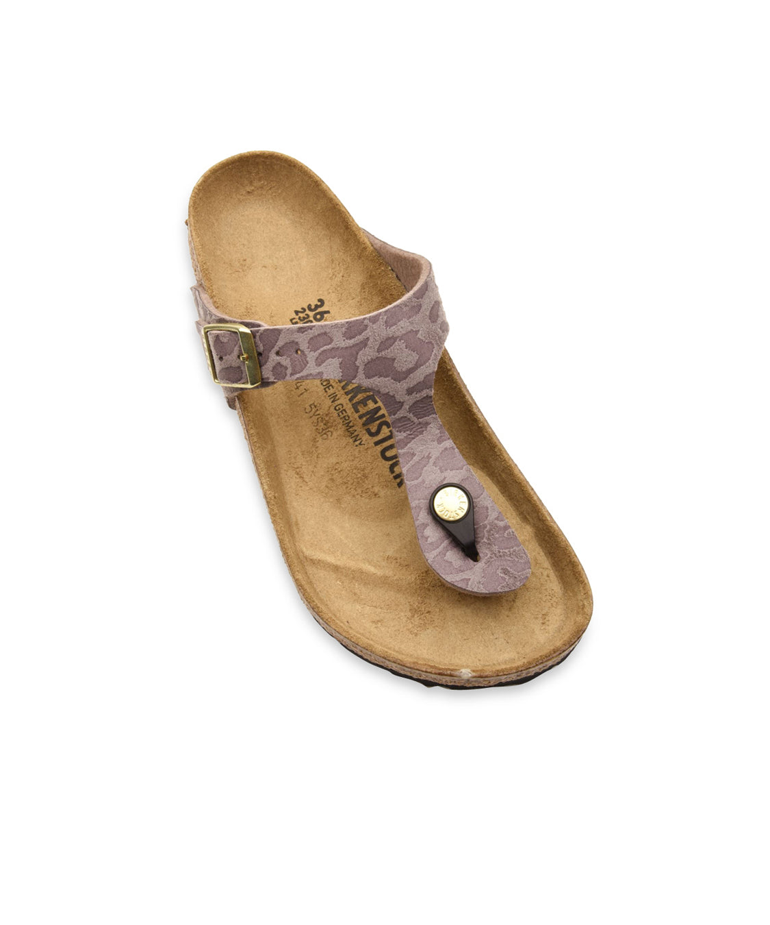 Infradito Gizeh Leo Synthetics BIRKENSTOCK Donna - Marrone
