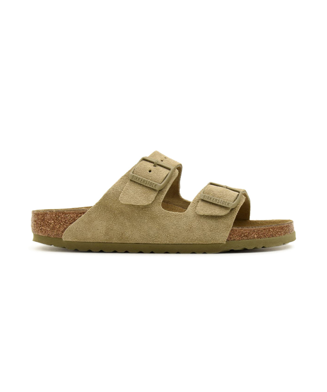 Sandalo Arizona Suede Leather BIRKENSTOCK Unisex - Verde