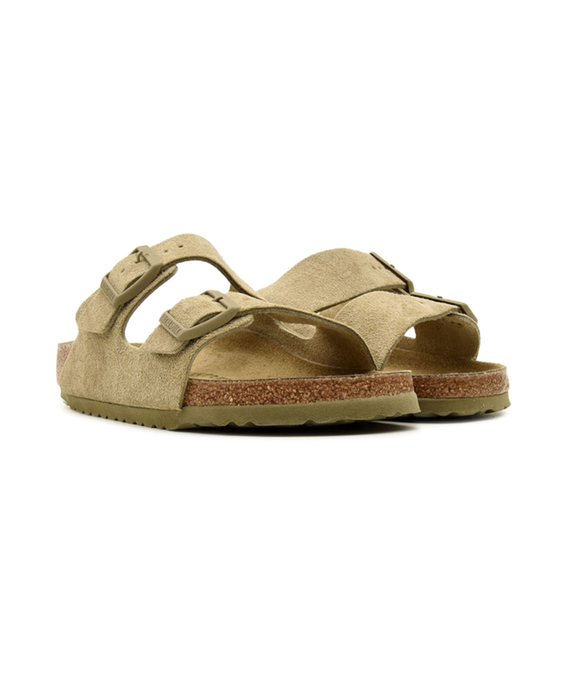 Sandalo Arizona Suede Leather BIRKENSTOCK Unisex - Verde