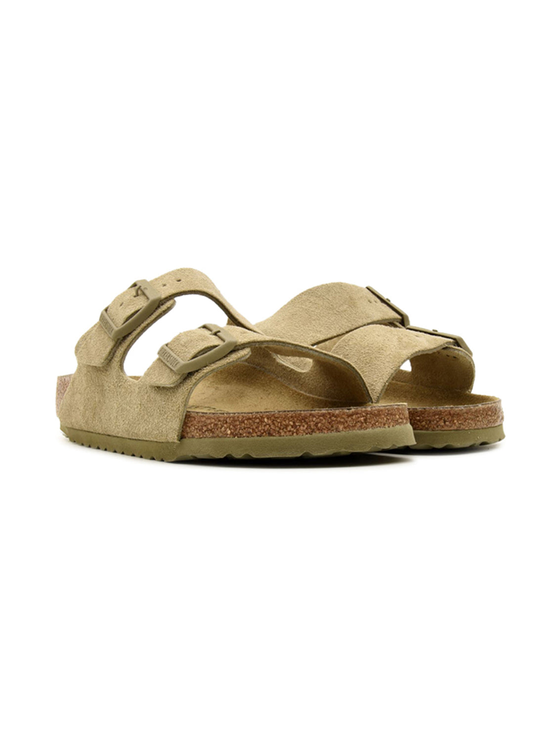 Sandalo Arizona Suede Leather BIRKENSTOCK Unisex - Verde
