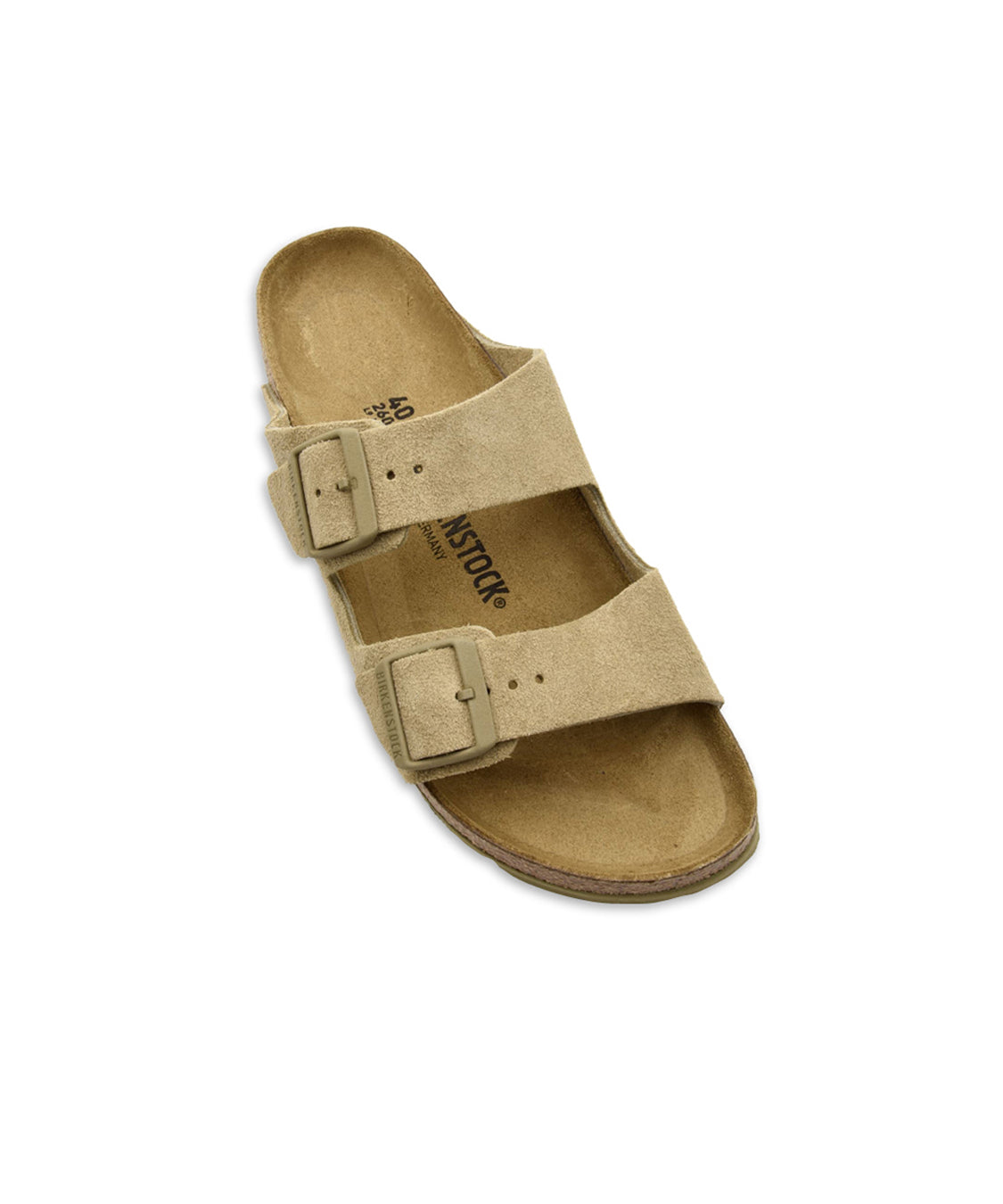 Sandalo Arizona Suede Leather BIRKENSTOCK Unisex - Verde