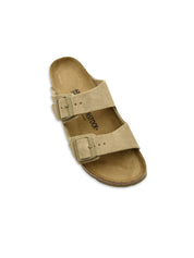 Sandalo Arizona Suede Leather BIRKENSTOCK Unisex - Verde