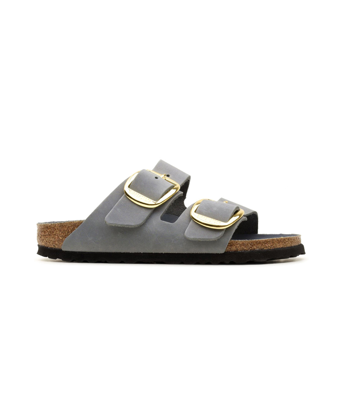 Sandalo Arizona Big Buckle Oiled Leather BIRKENSTOCK Donna - Grigio