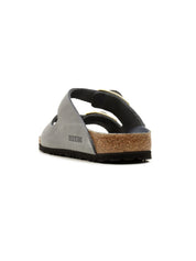 Sandalo Arizona Big Buckle Oiled Leather BIRKENSTOCK Donna - Grigio