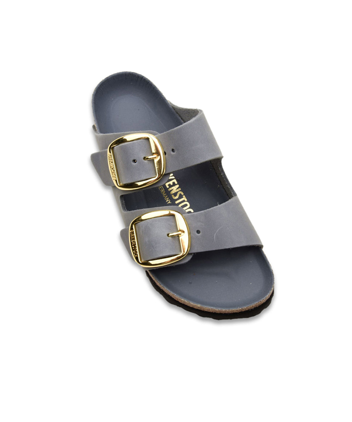 Sandalo Arizona Big Buckle Oiled Leather BIRKENSTOCK Donna - Grigio