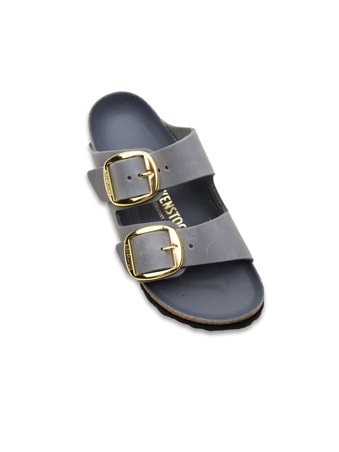 Sandalo Arizona Big Buckle Oiled Leather BIRKENSTOCK Donna - Grigio