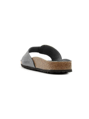 Ciabatta Madrid Big Buckle Oiled Leather BIRKENSTOCK Donna - Basalt Gray