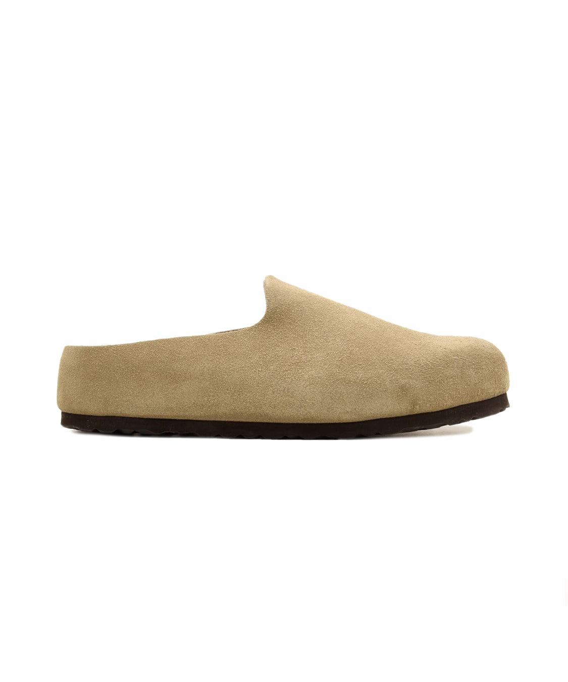 Sabot Amsterdam Wrapped Suede Leather BIRKENSTOCK Unisex - Grigio