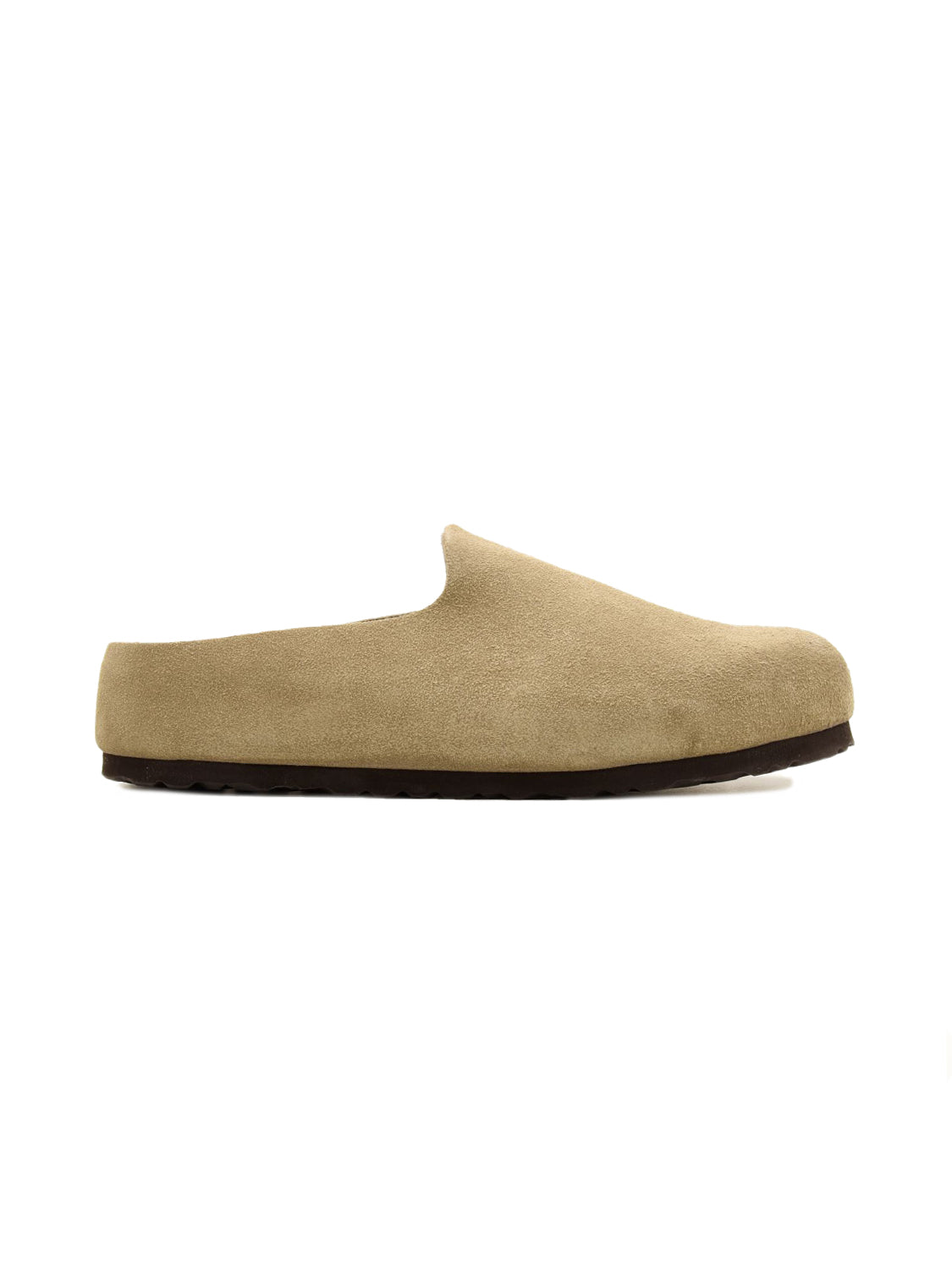 Sabot Amsterdam Wrapped Suede Leather BIRKENSTOCK Unisex - Grigio