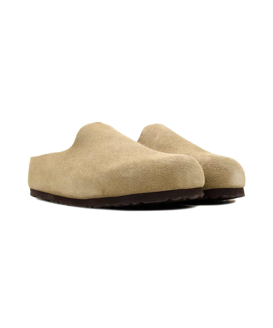 Sabot Amsterdam Wrapped Suede Leather BIRKENSTOCK Unisex - Grigio