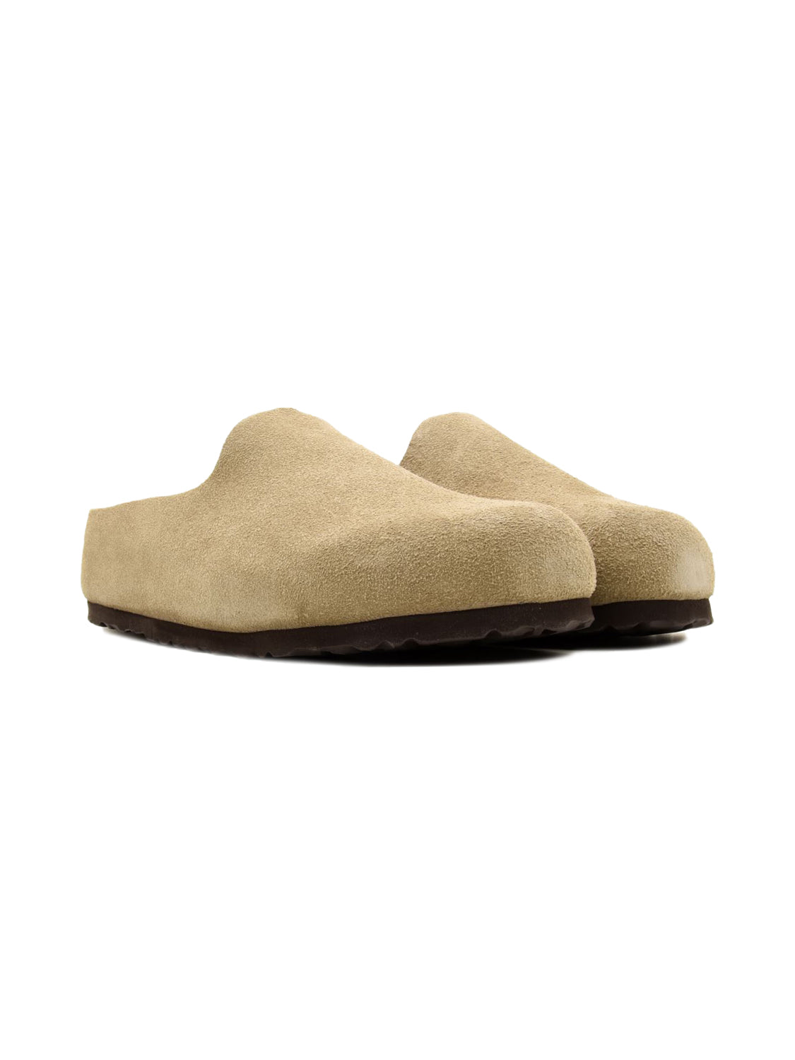 Sabot Amsterdam Wrapped Suede Leather BIRKENSTOCK Unisex - Grigio