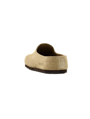 Sabot Amsterdam Wrapped Suede Leather BIRKENSTOCK Unisex - Grigio
