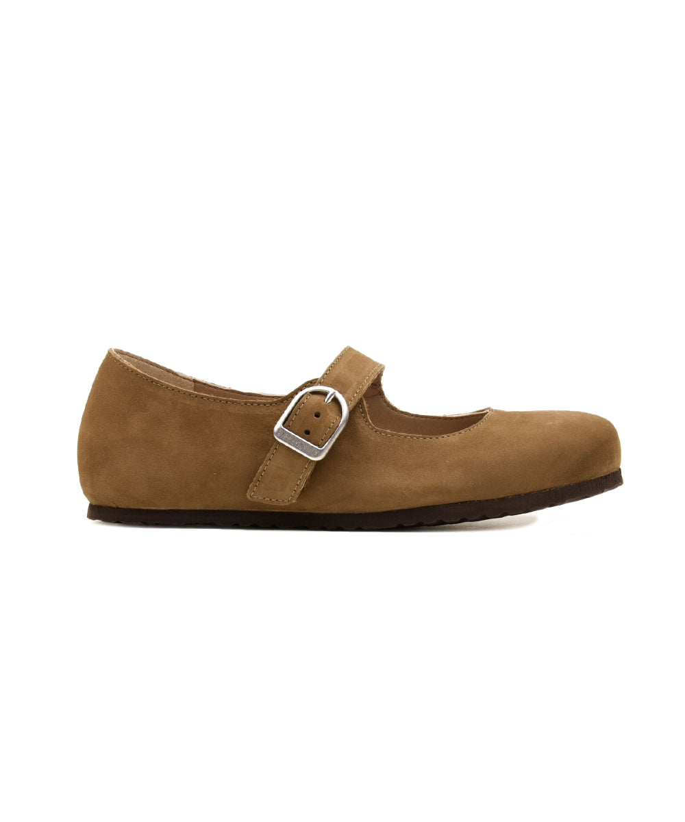 Ballerina Santa Clarita Nubuck Leather BIRKENSTOCK Donna - Marrone