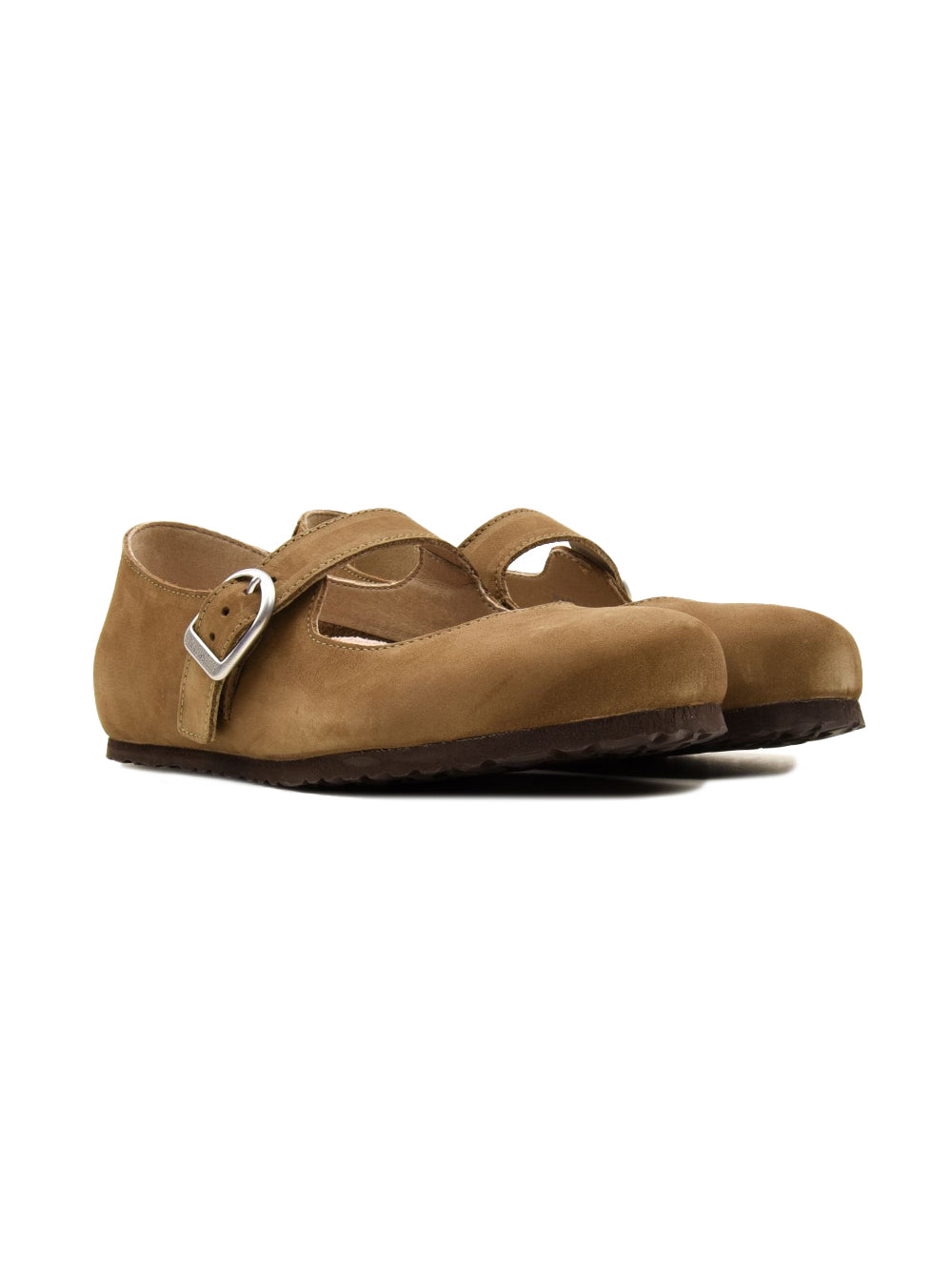 Ballerina Santa Clarita Nubuck Leather BIRKENSTOCK Donna - Marrone