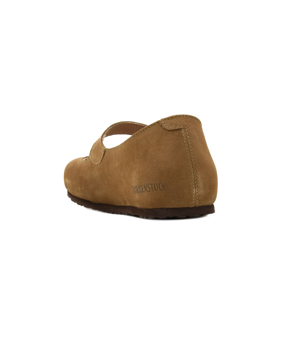 Ballerina Santa Clarita Nubuck Leather BIRKENSTOCK Donna - Marrone