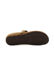 Ballerina Santa Clarita Nubuck Leather BIRKENSTOCK Donna - Marrone