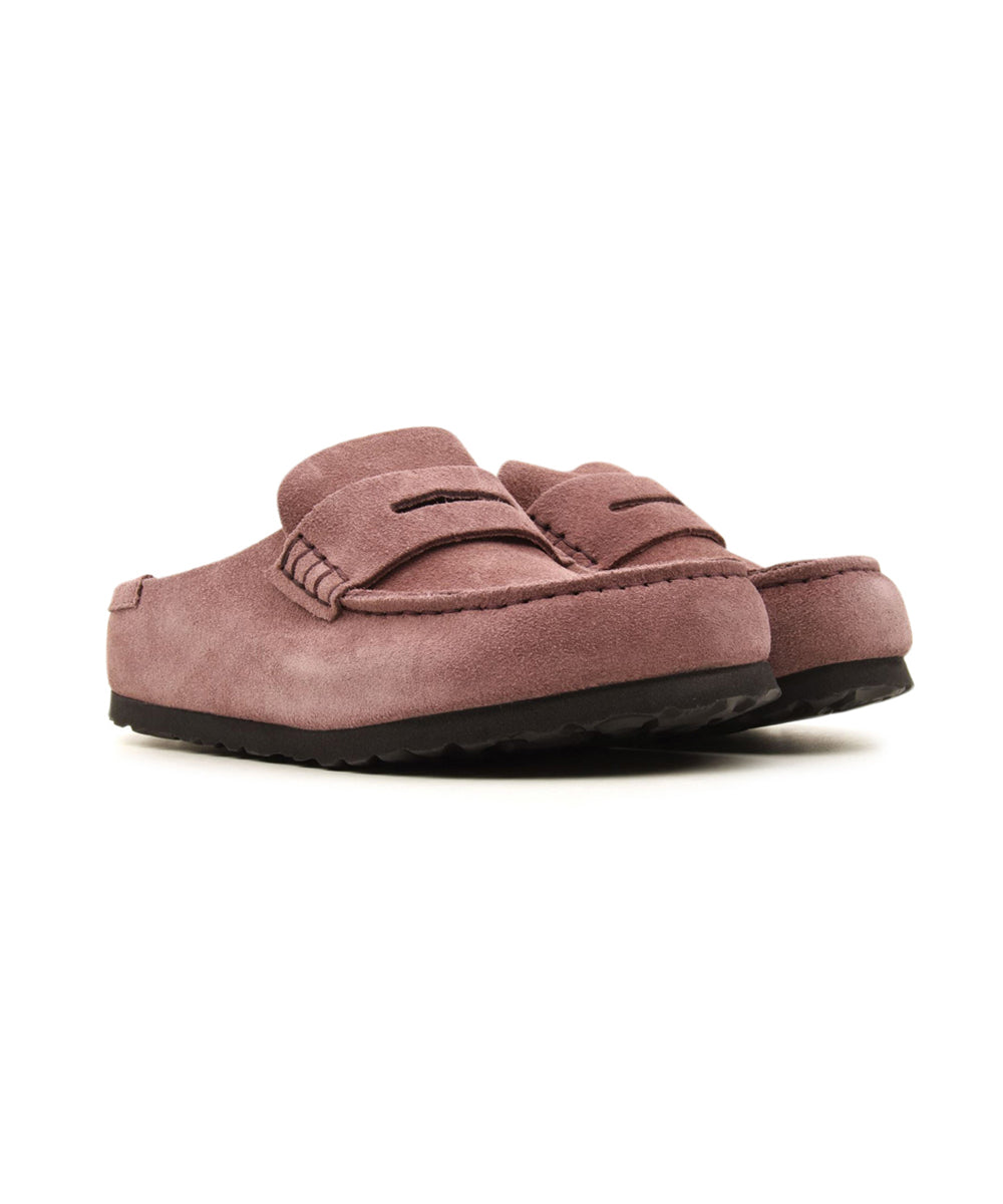 Sabot Naples Wrapped Suede Leather BIRKENSTOCK Unisex - Rosa