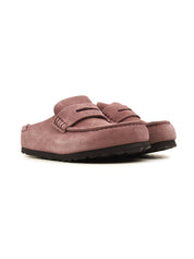 Sabot Naples Wrapped Suede Leather BIRKENSTOCK Unisex - Rosa