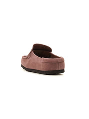 Sabot Naples Wrapped Suede Leather BIRKENSTOCK Unisex - Rosa