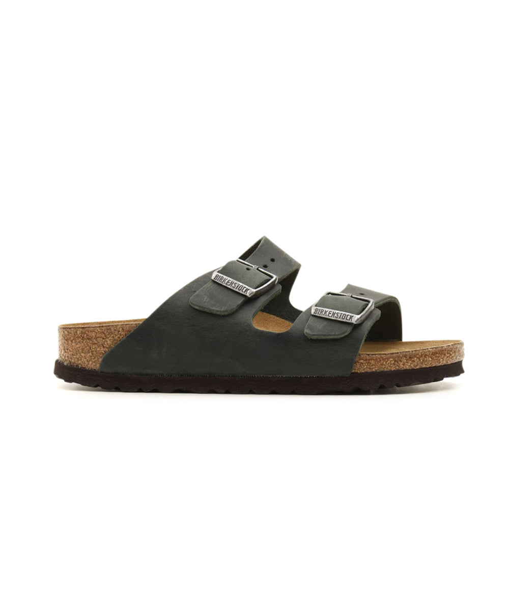 Sandalo Arizona Oiled Leather BIRKENSTOCK Unisex - Thyme