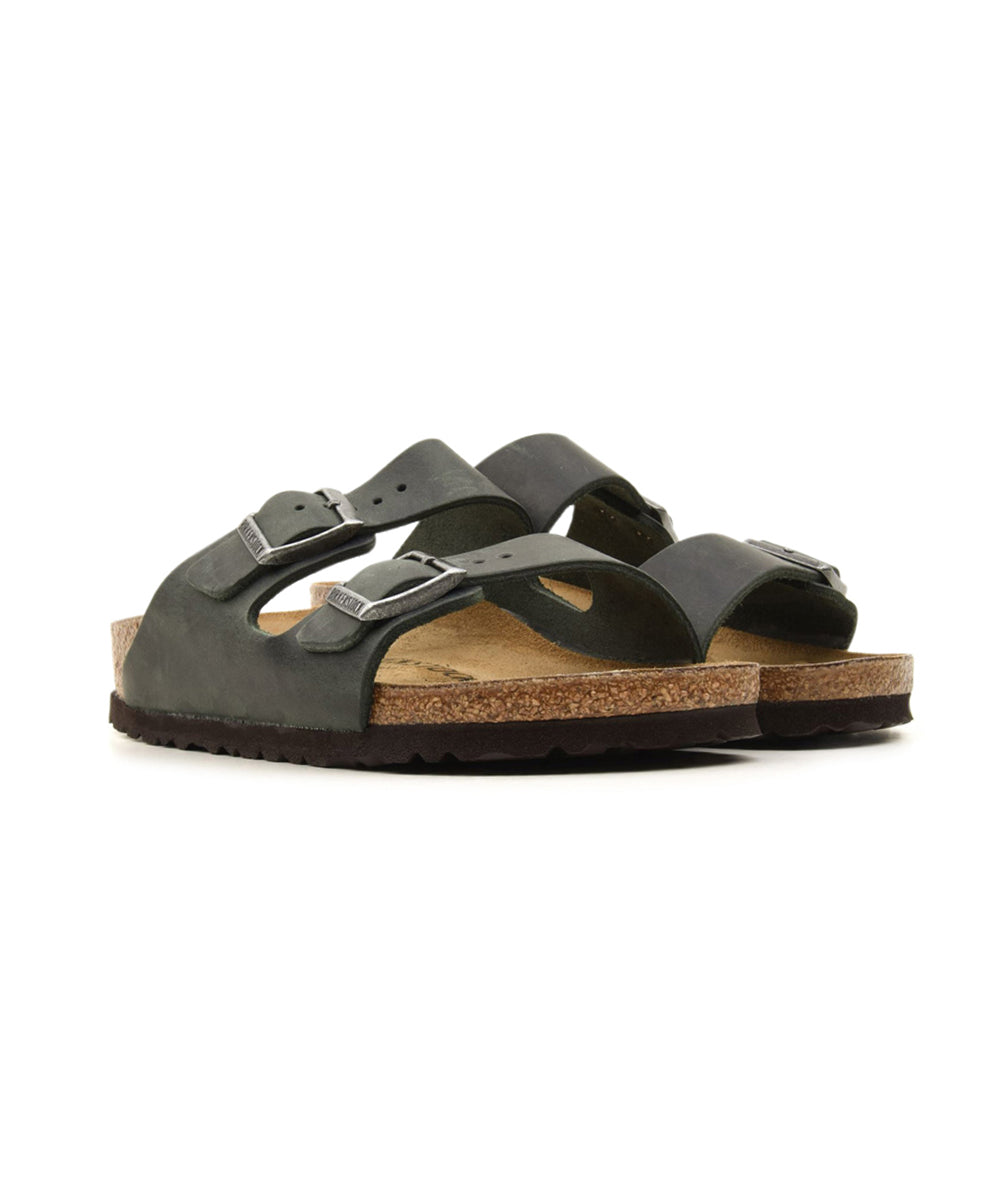 Sandalo Arizona Oiled Leather BIRKENSTOCK Unisex - Thyme
