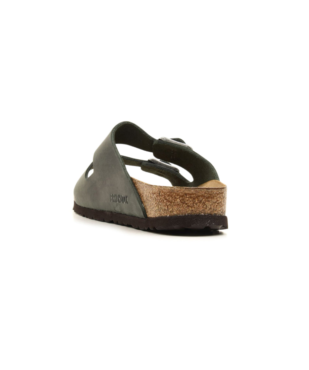 Sandalo Arizona Oiled Leather BIRKENSTOCK Unisex - Thyme