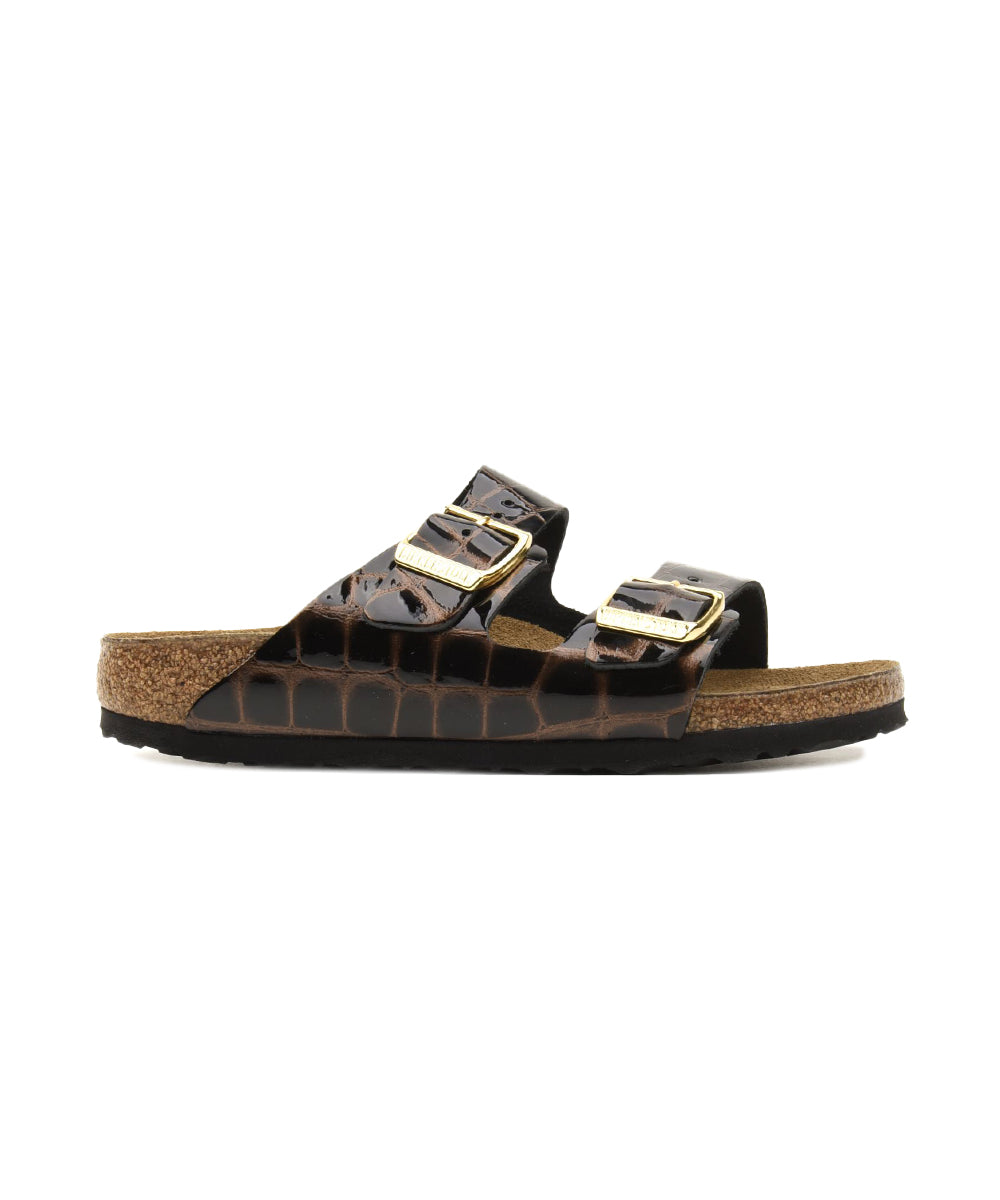 Sandalo Arizona Emboss Natural Leather BIRKENSTOCK Donna -
