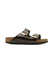 Sandalo Arizona Emboss Natural Leather BIRKENSTOCK Donna -