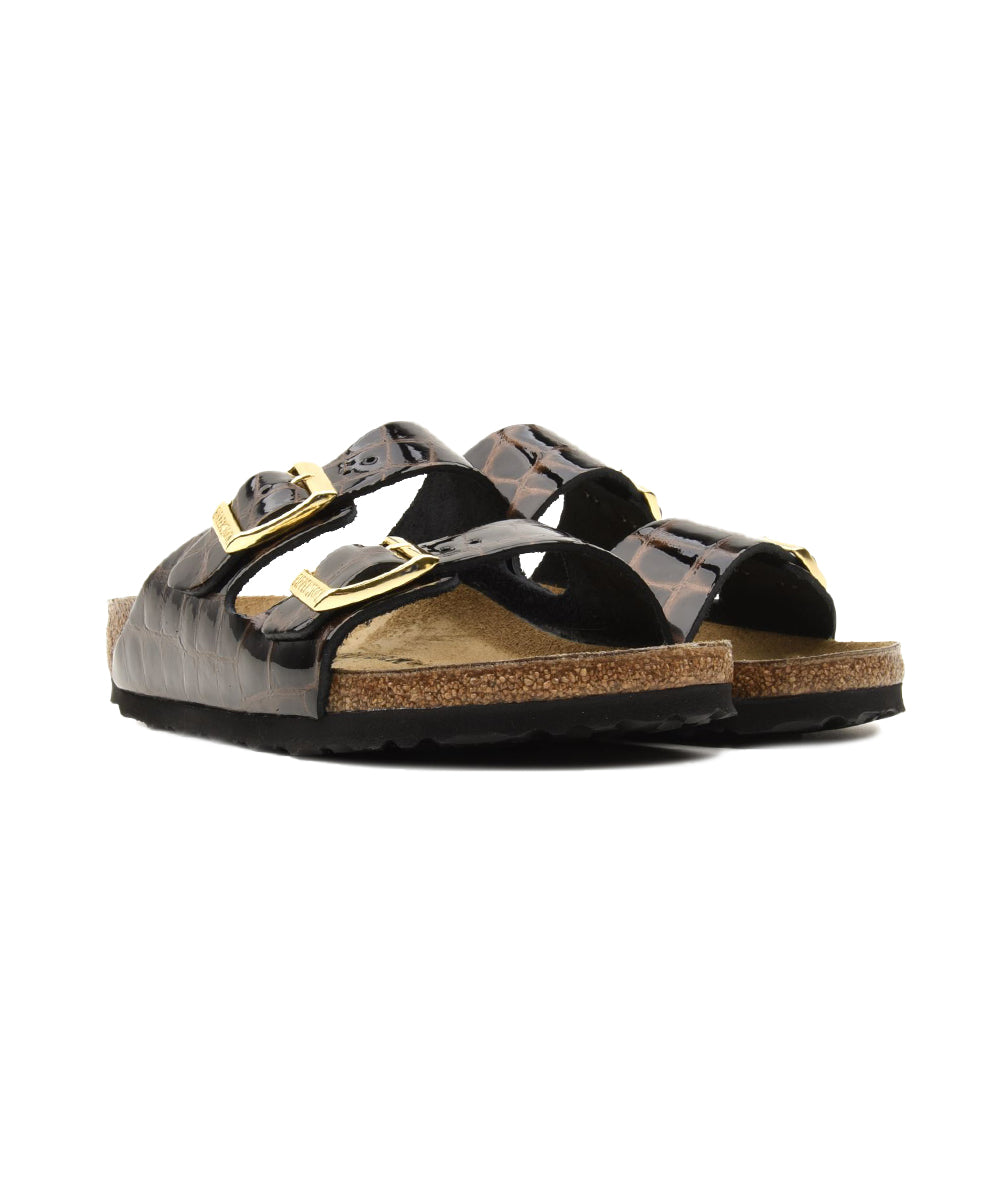 Sandalo Arizona Emboss Natural Leather BIRKENSTOCK Donna -