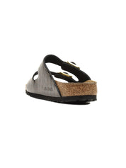 Sandalo Arizona Emboss Natural Leather BIRKENSTOCK Donna -
